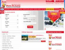 Tablet Screenshot of oferte-ski-austria.ro